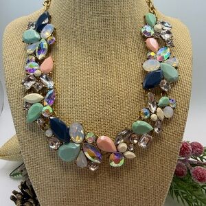 J. Crew Multicolor Gemstone Necklace